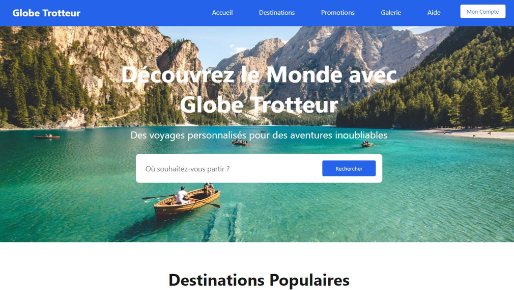 Travel Agency Website
