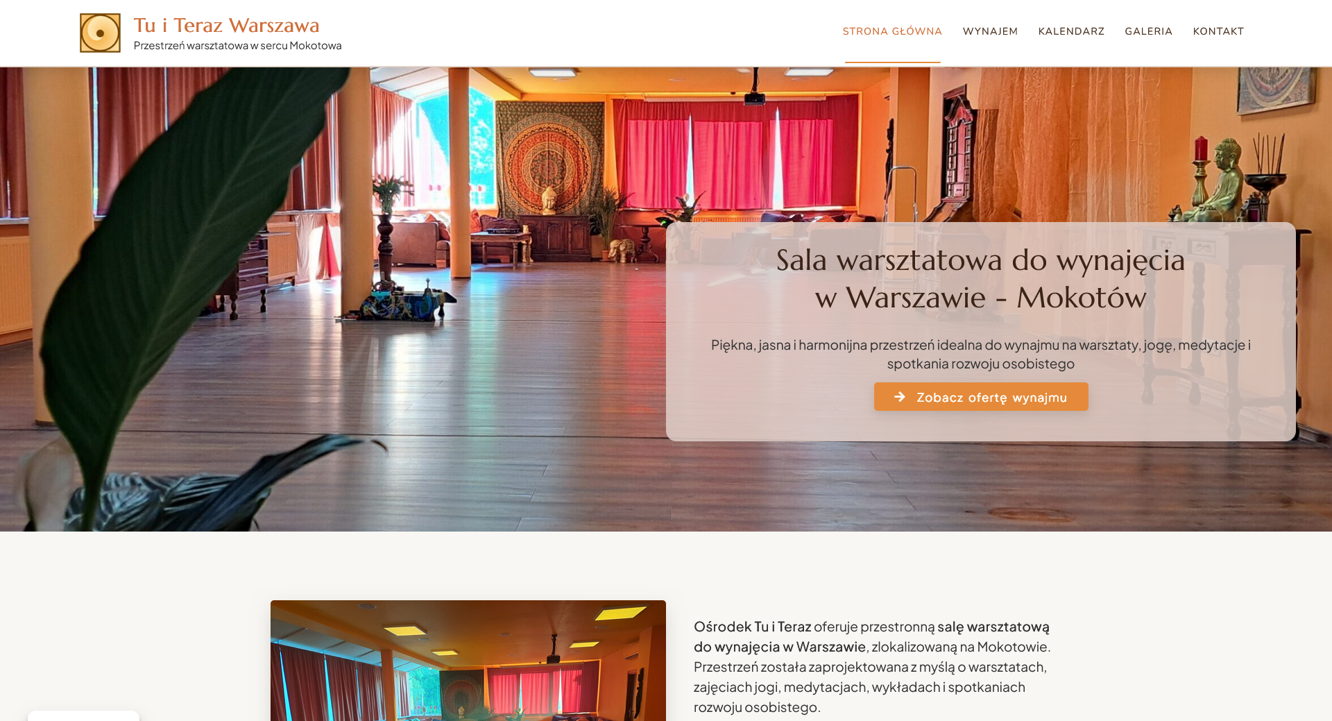 Venue Rental Space Website